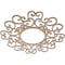 Ekena Millwork Reims Wood Fretwork Pierced Ceiling Medallion, Red Oak, 24"OD x 9 1/8"ID x 3/8"T CMWP24X24X0375RERO - alternate 4